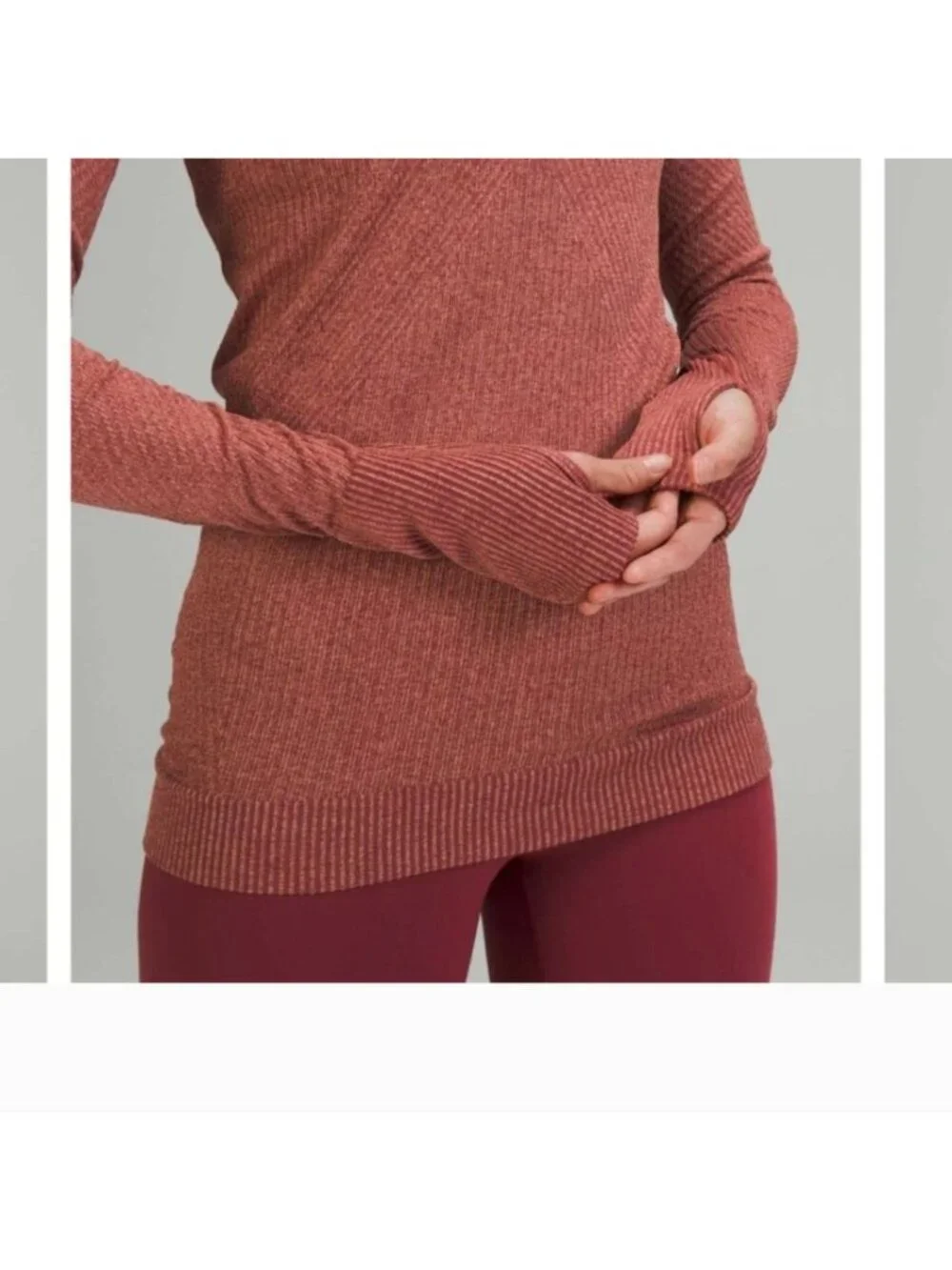 Lululemon Rest Less Pullover Mulled Wine / Pink Savannah